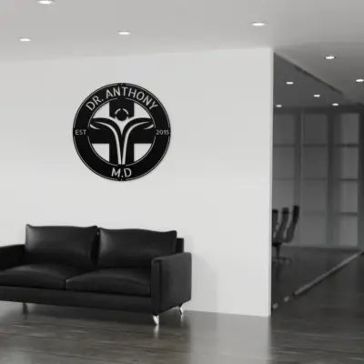 Personalized Health Care Metal Sign